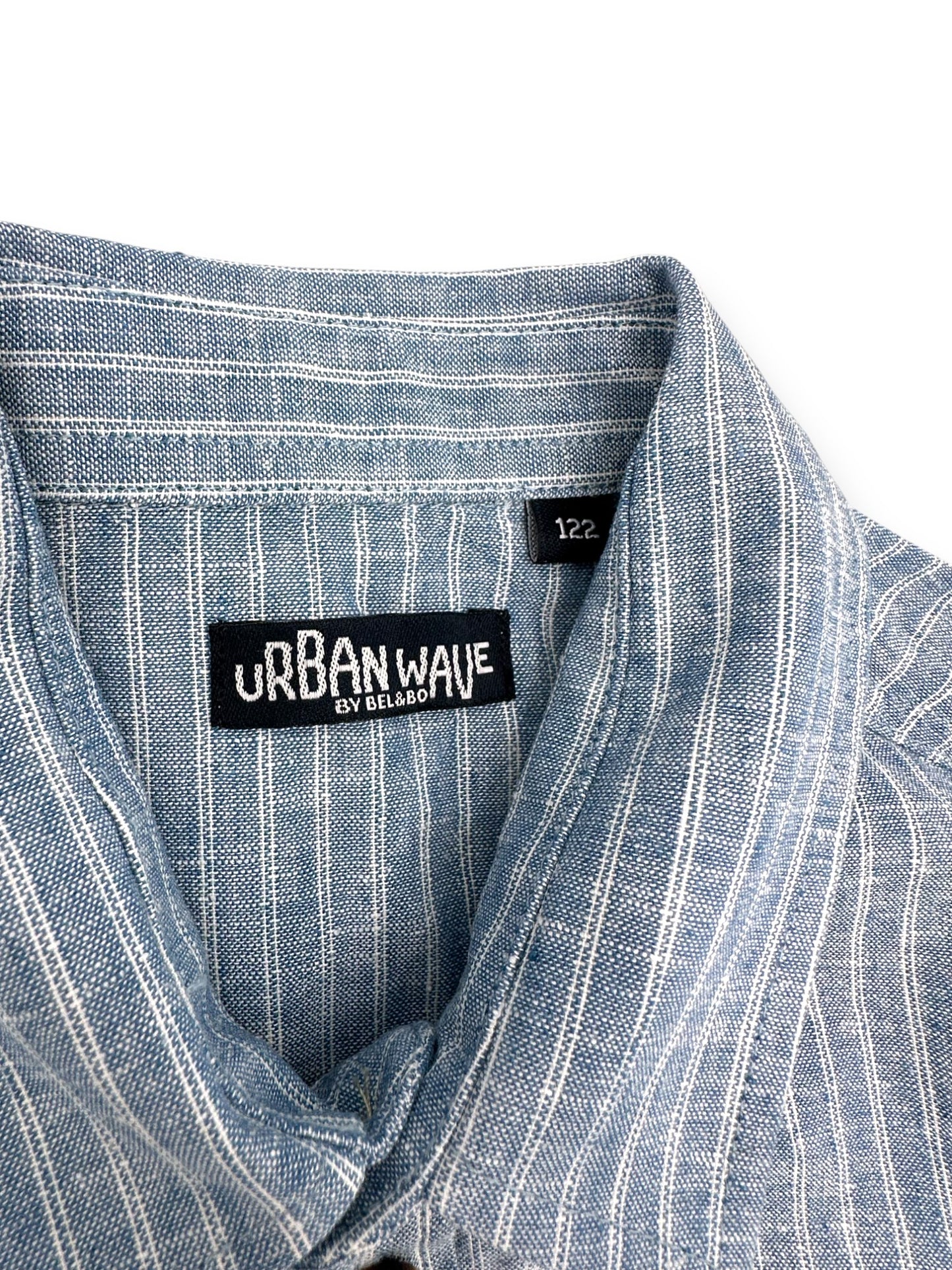 Camisa Riscas Azul URBAN WAVE - 6 Anos