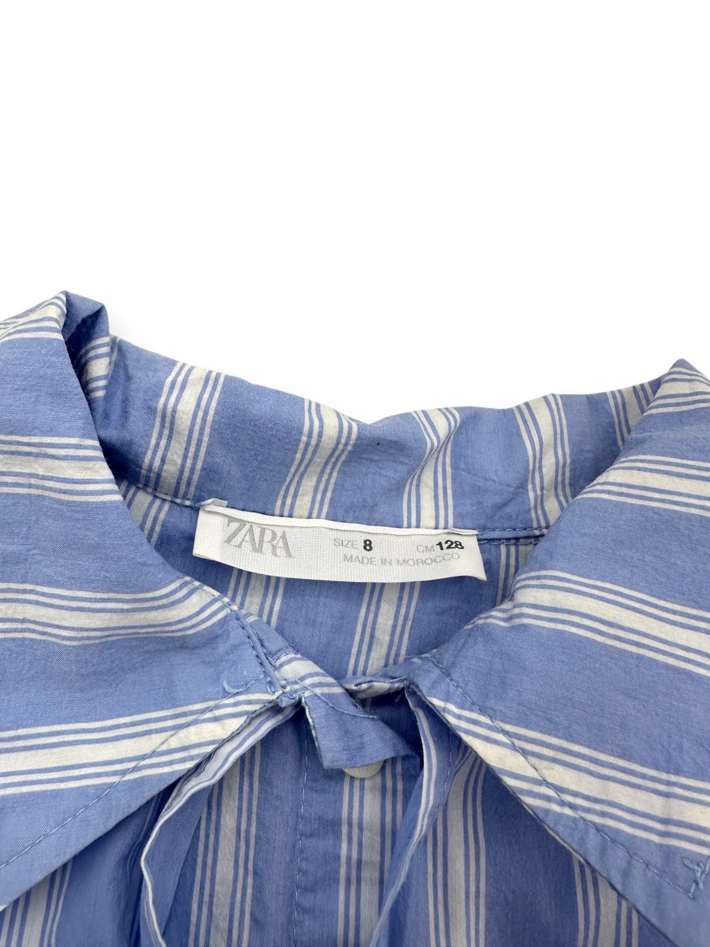 Vestido Combinado Azul ZARA - 8 Años