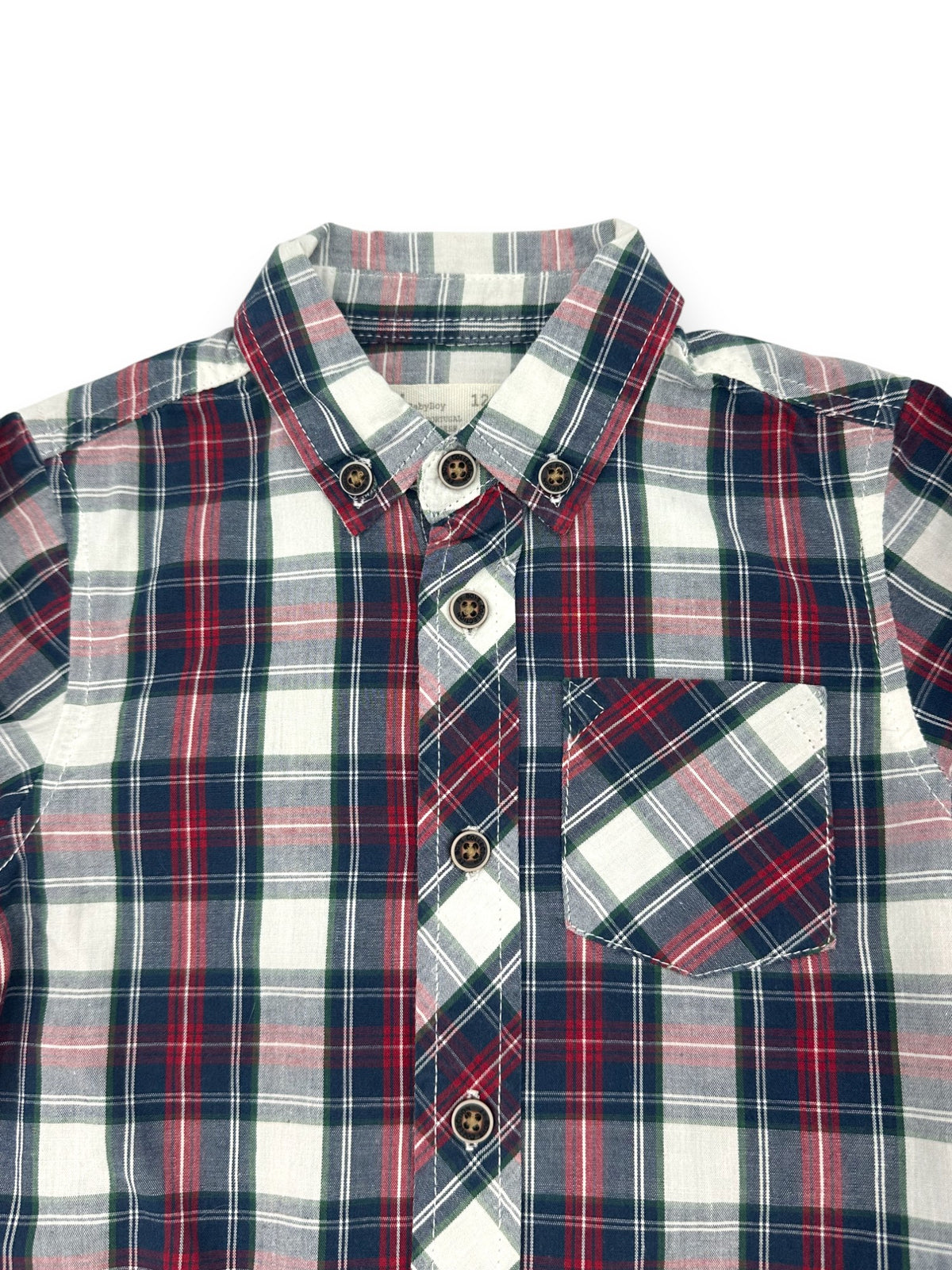 Camisa Xadrez ZIPPY - 12-18 Meses