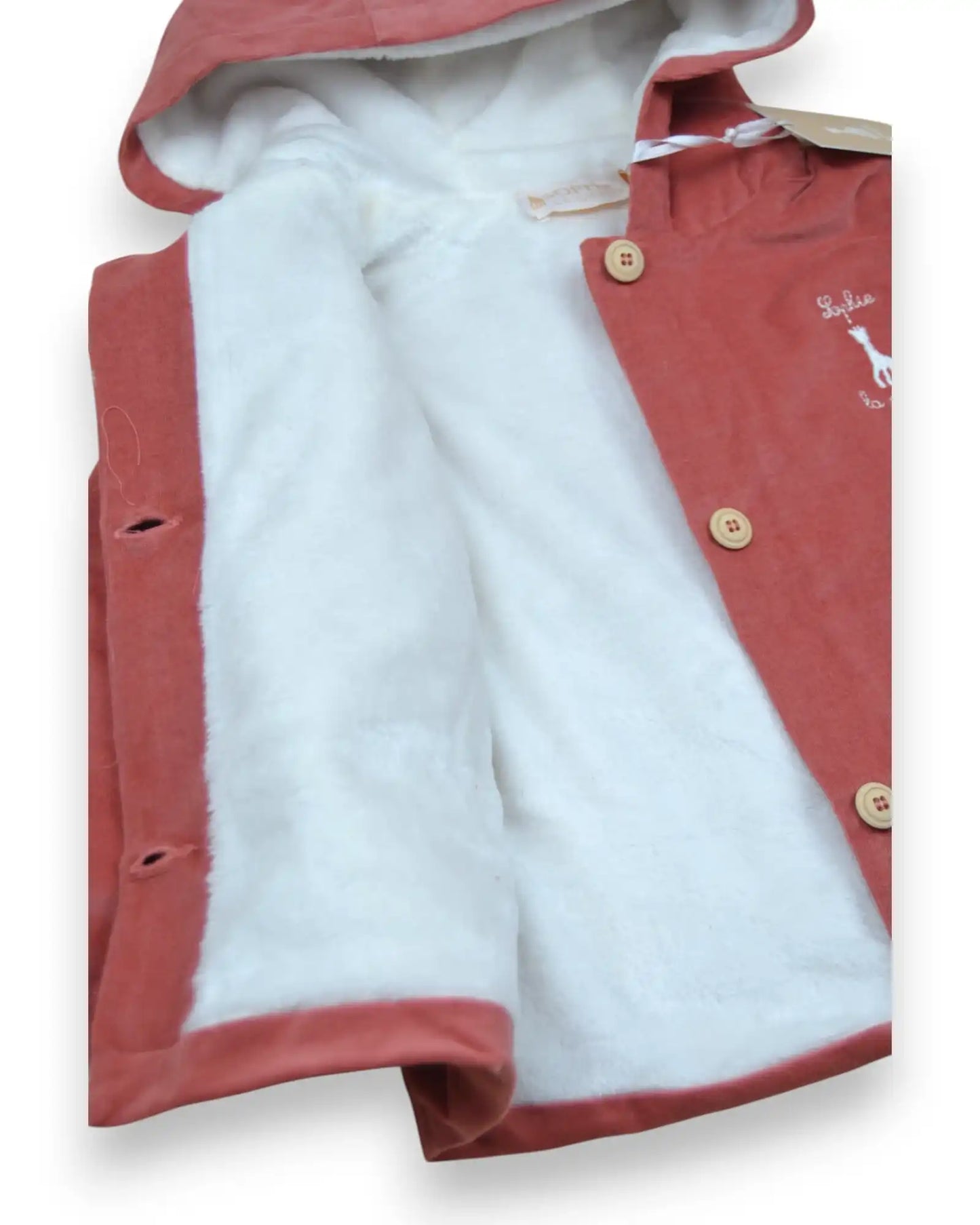 SOPHIE LA GIRAFE Red Coat - 3 Months