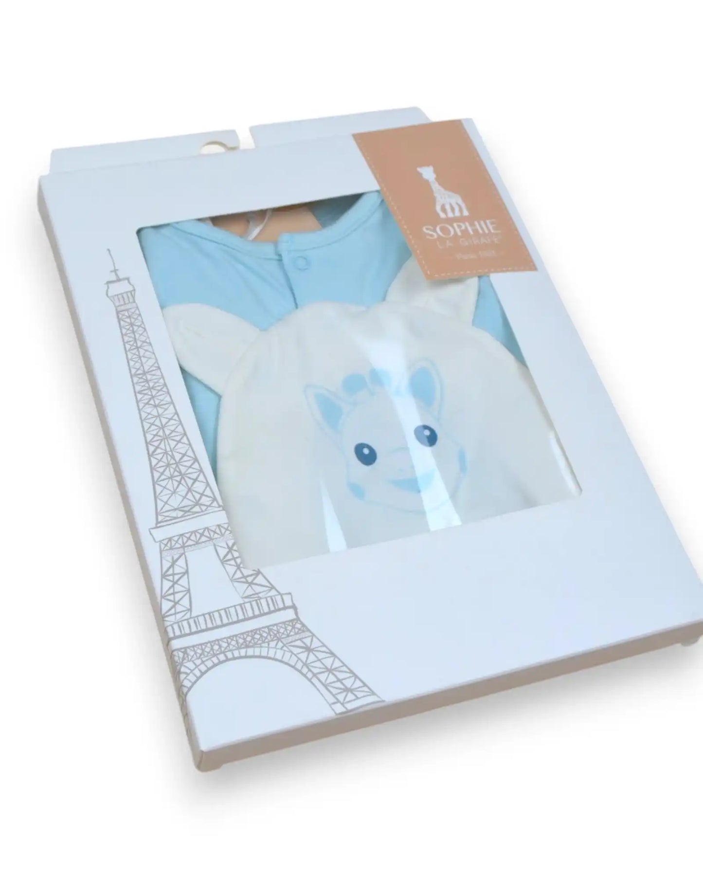 Blue Sophie la Girafe Sleepsuit - 1-2 Months