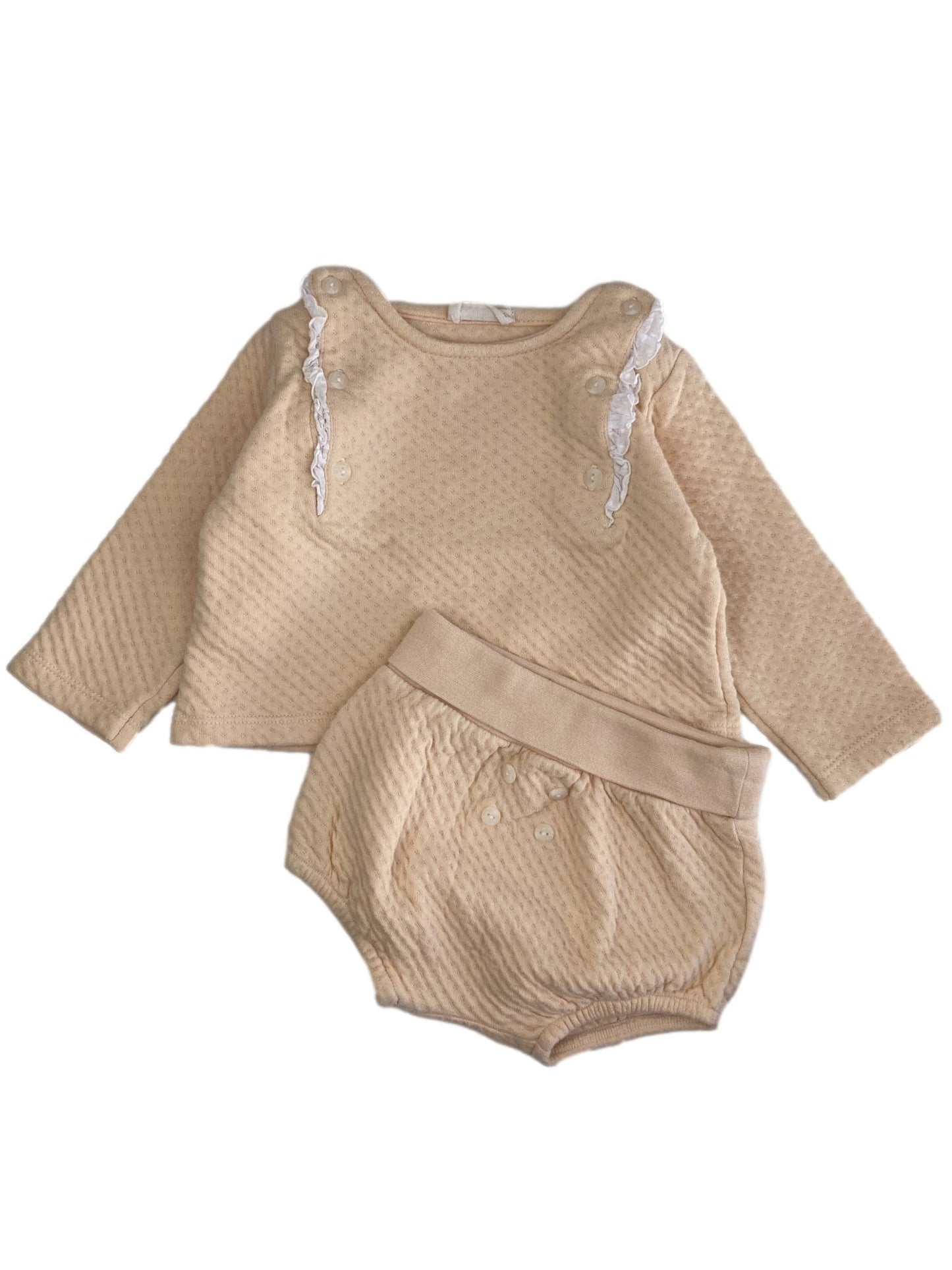 Conjunto Camisola e Calções 12 Meses