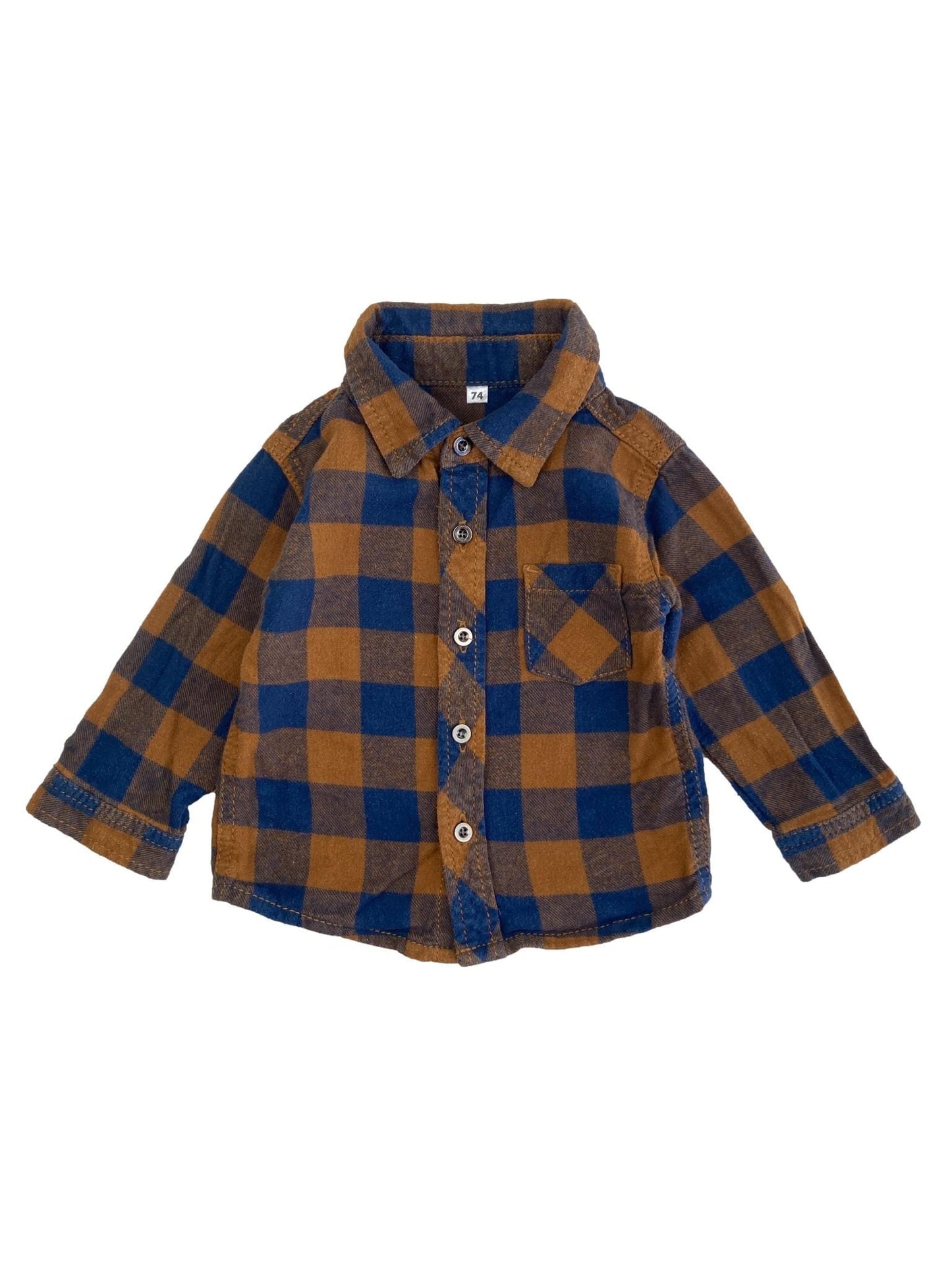 Plaid Shirt 9-12 Months