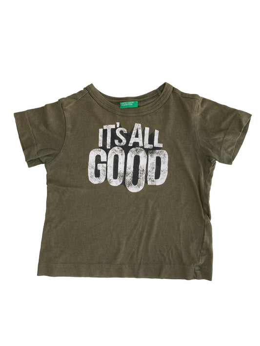 Khaki T-shirt 1-2 Years