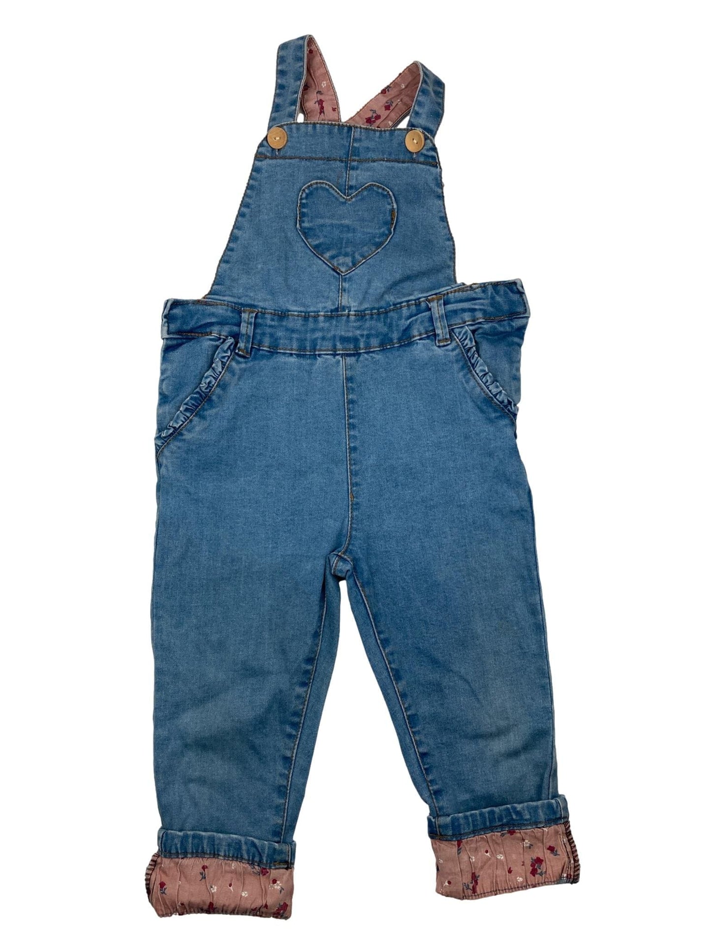 Blue Denim Overalls 18-24 Months