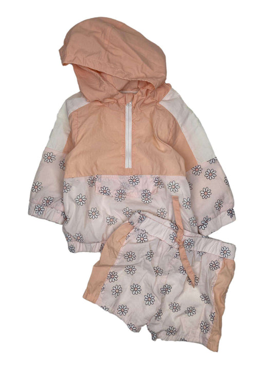 Conjunto Sweater Capuz e Calções 3-6 Meses