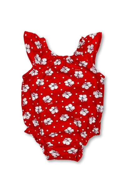 Floral Strappy Bodysuit 1 Month