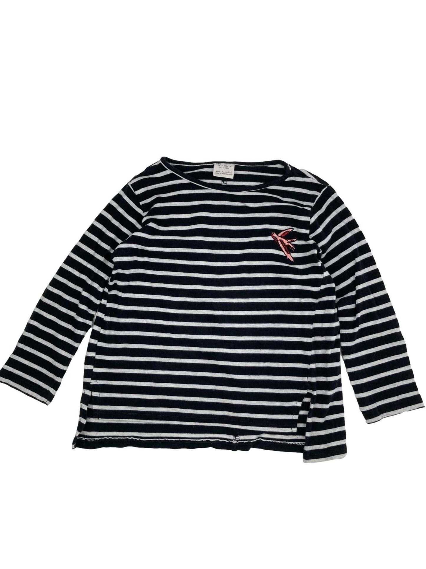 Long Sleeve Striped T-Shirt 6 Years