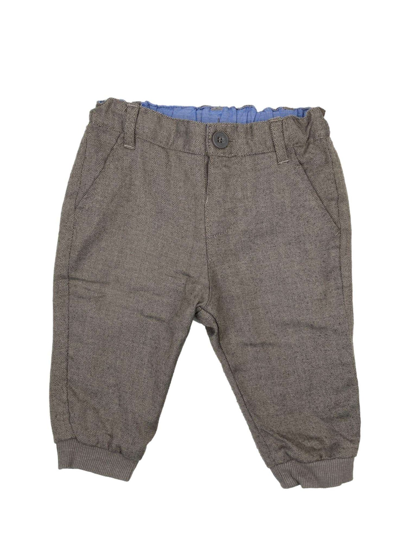 Lined Chambray Trousers 3-6 Months