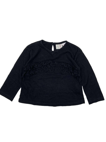 Long Sleeve T-Shirt with Frills 12-18 Months