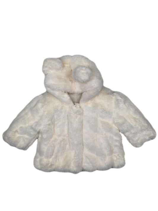 Hooded Fur Coat 3-6 Months