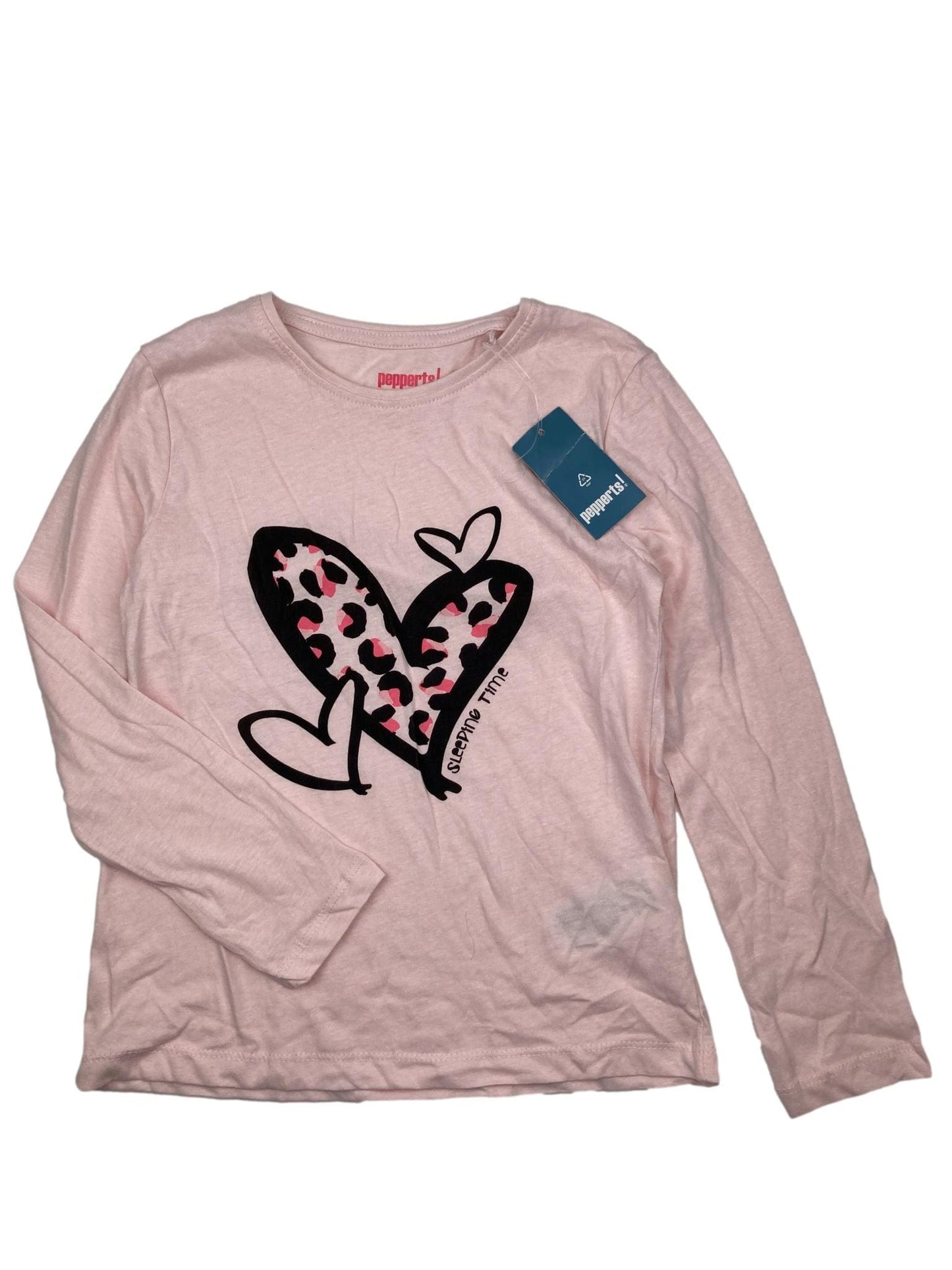 Camisola Coraçao Rosa 6-8 Anos