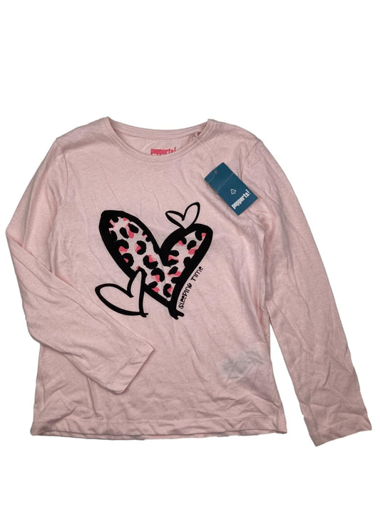 Camisola Coraçao Rosa 6-8 Anos