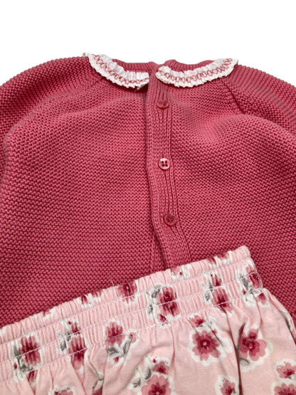 Conjunto Camisola de Malha e Fofo 2-4 Meses