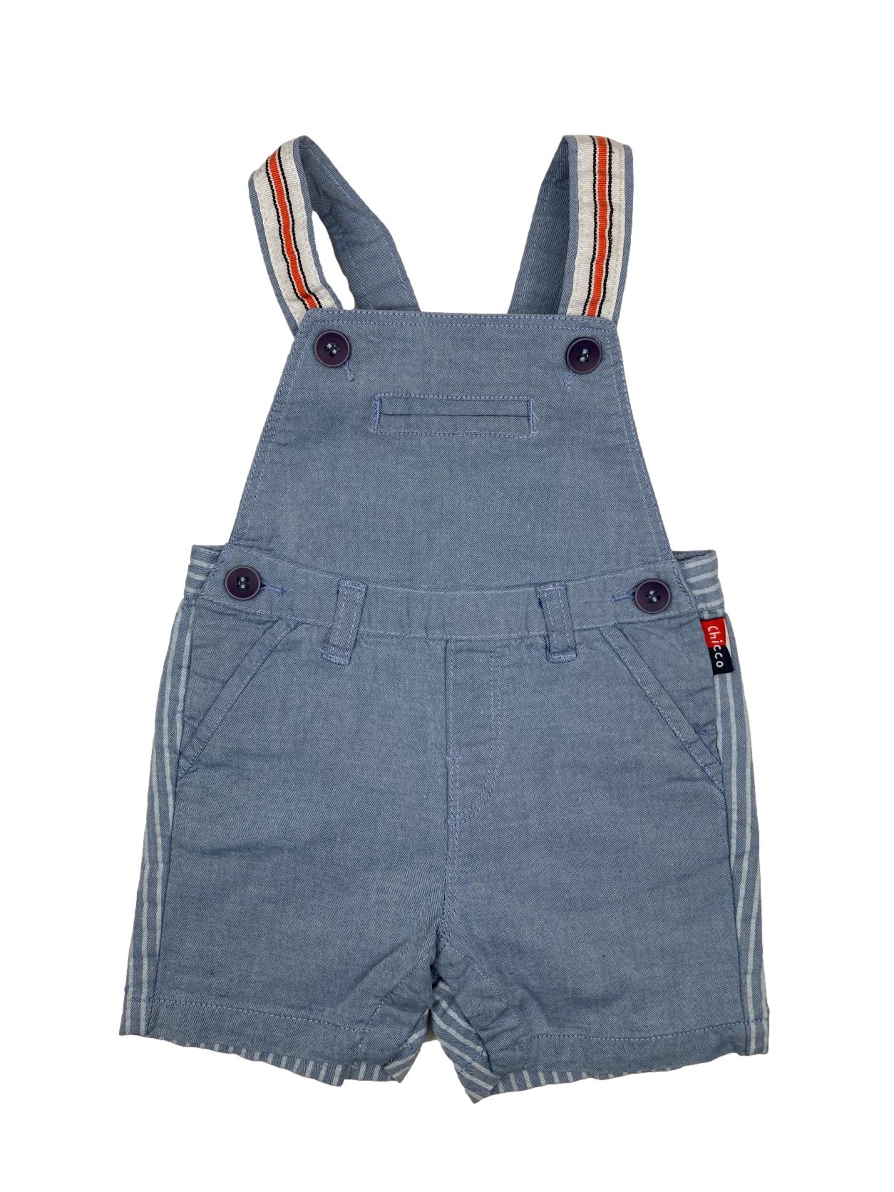 Striped Overalls 12 Months