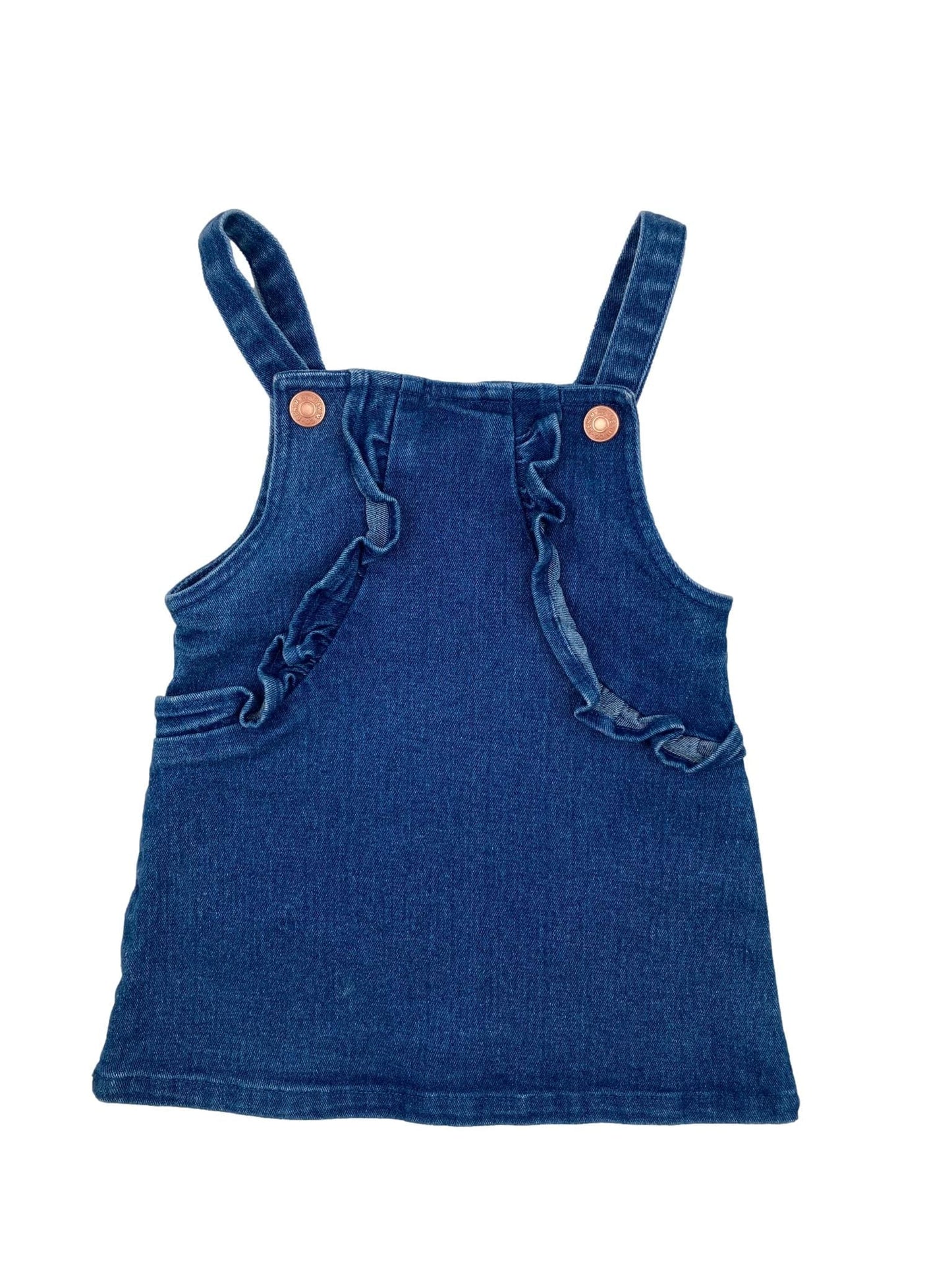 Blue denim dress 6-9 Months