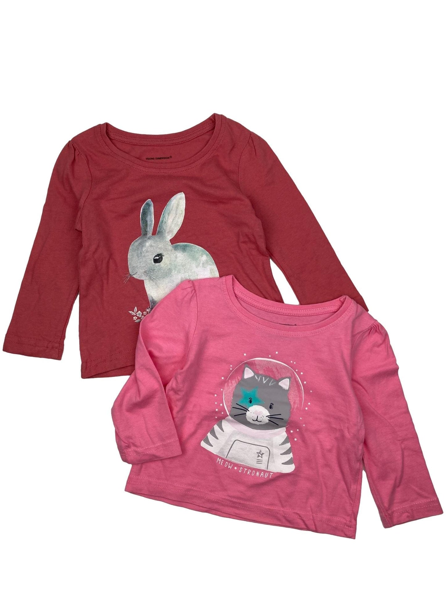 Conjunto 2 Tshirts Animais 9-12 Meses