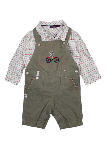 Overalls and Shirt Set 12 Months