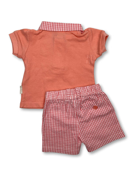 Conjunto Polo & Calções 3 Meses