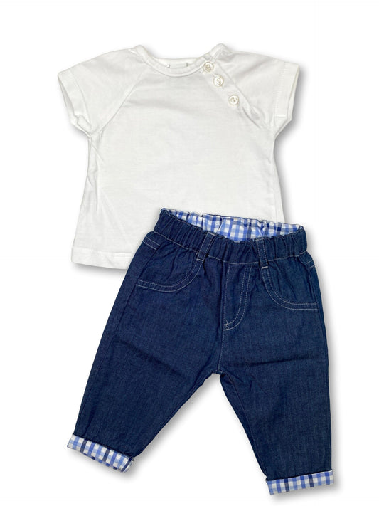 1 Month T-Shirt &amp; Trousers Set