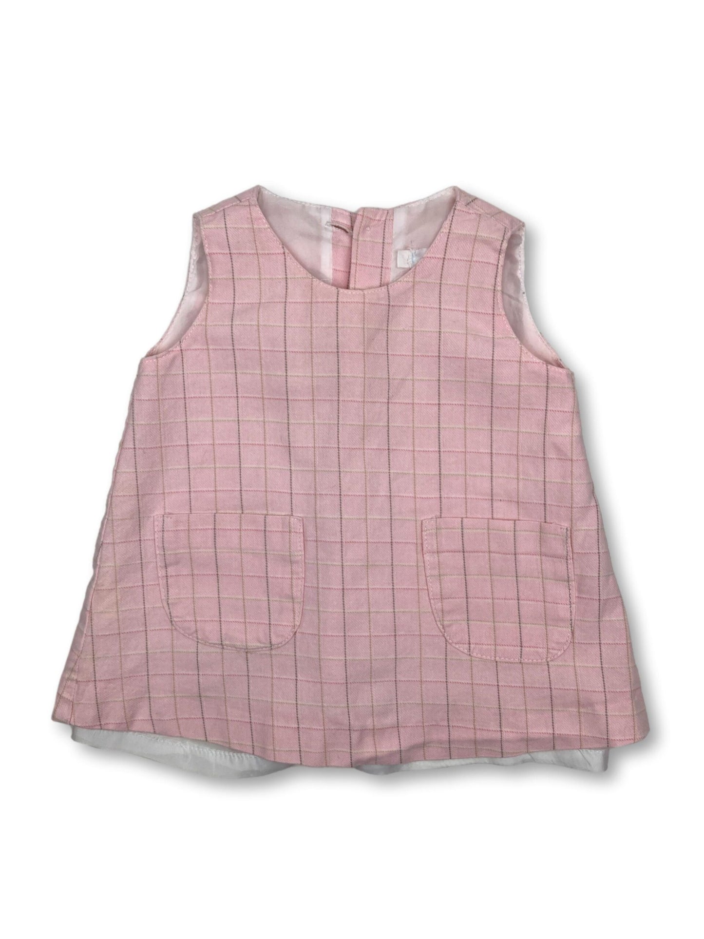 Vestido Túnica Rosa 0-3 Meses