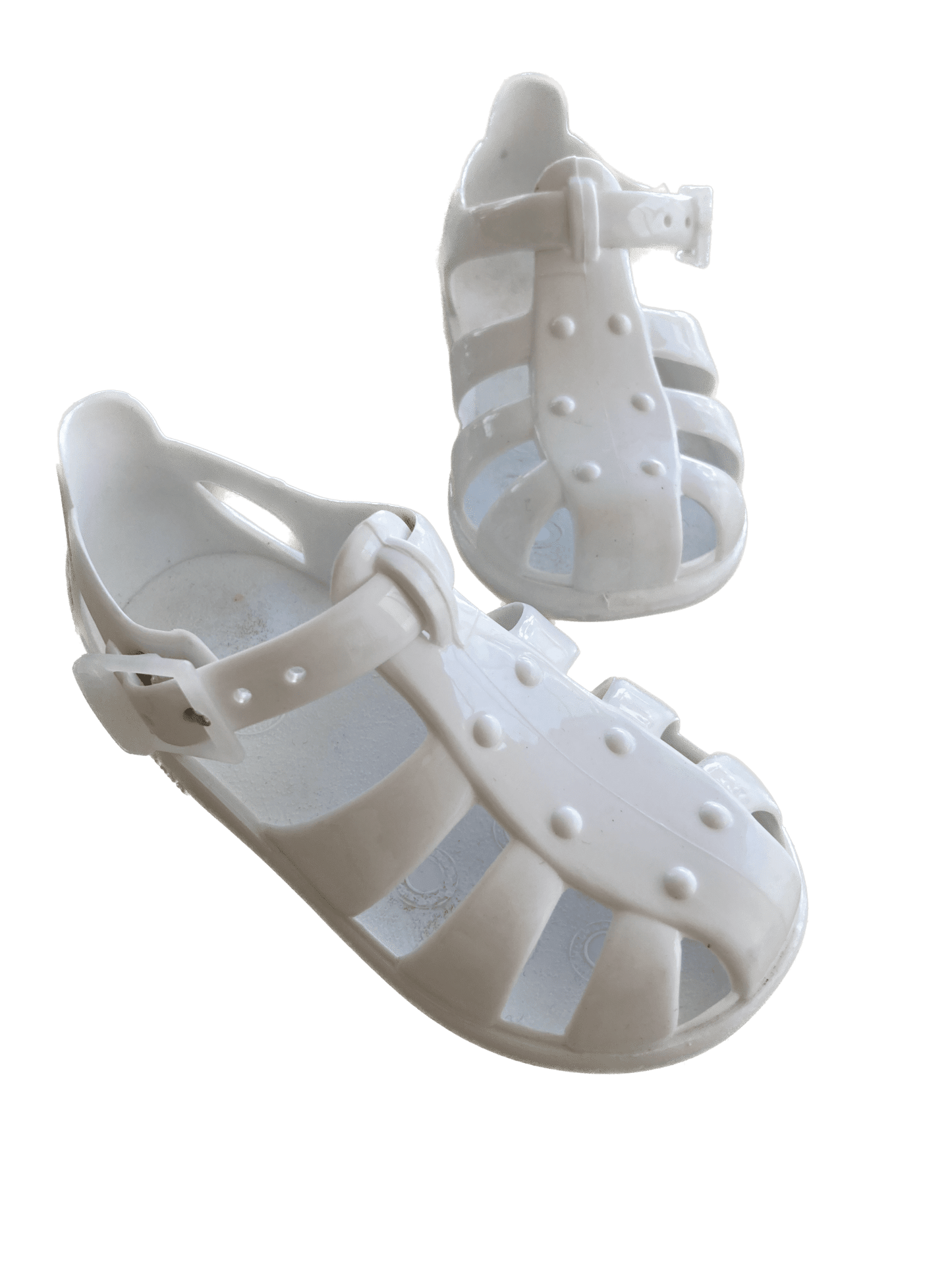 Manuel White Sandals 22