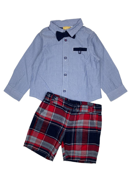 Flannel Shorts and Shirt Set 15 Months