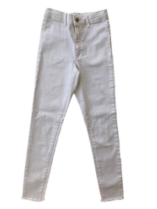 Calças Skinny Brancas 11-12 Anos