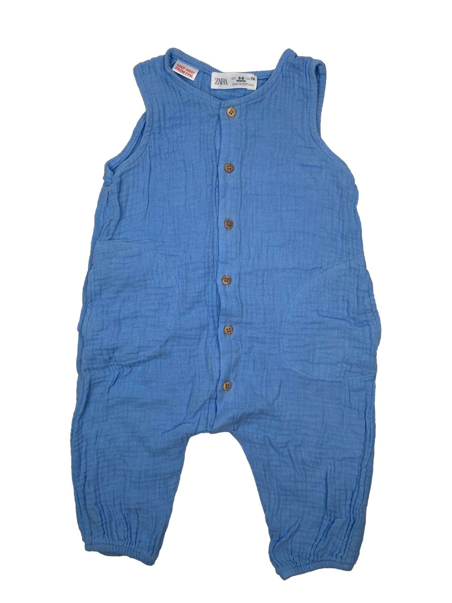 Linen Romper 6-9 Months