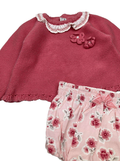 Conjunto Camisola de Malha e Fofo 2-4 Meses