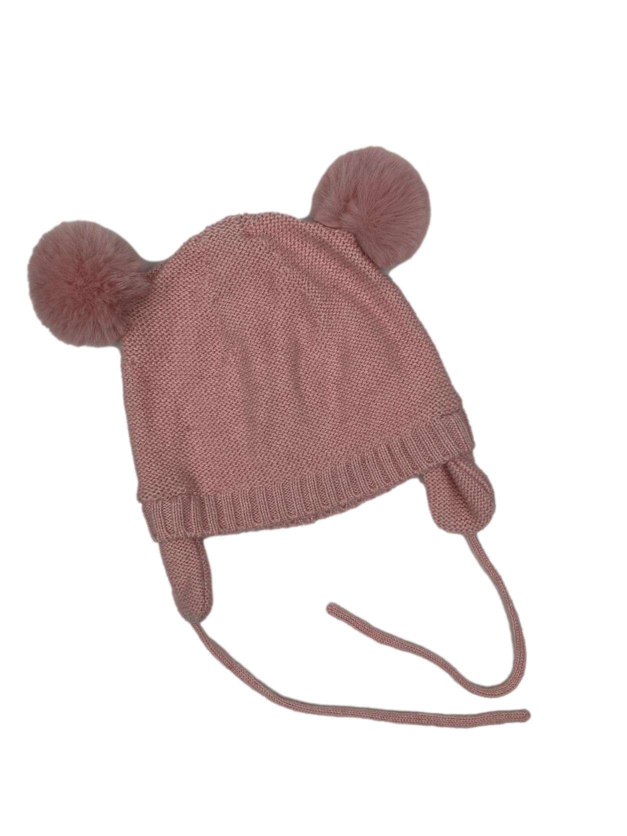 Wool Pompom Hat 12-15 Months