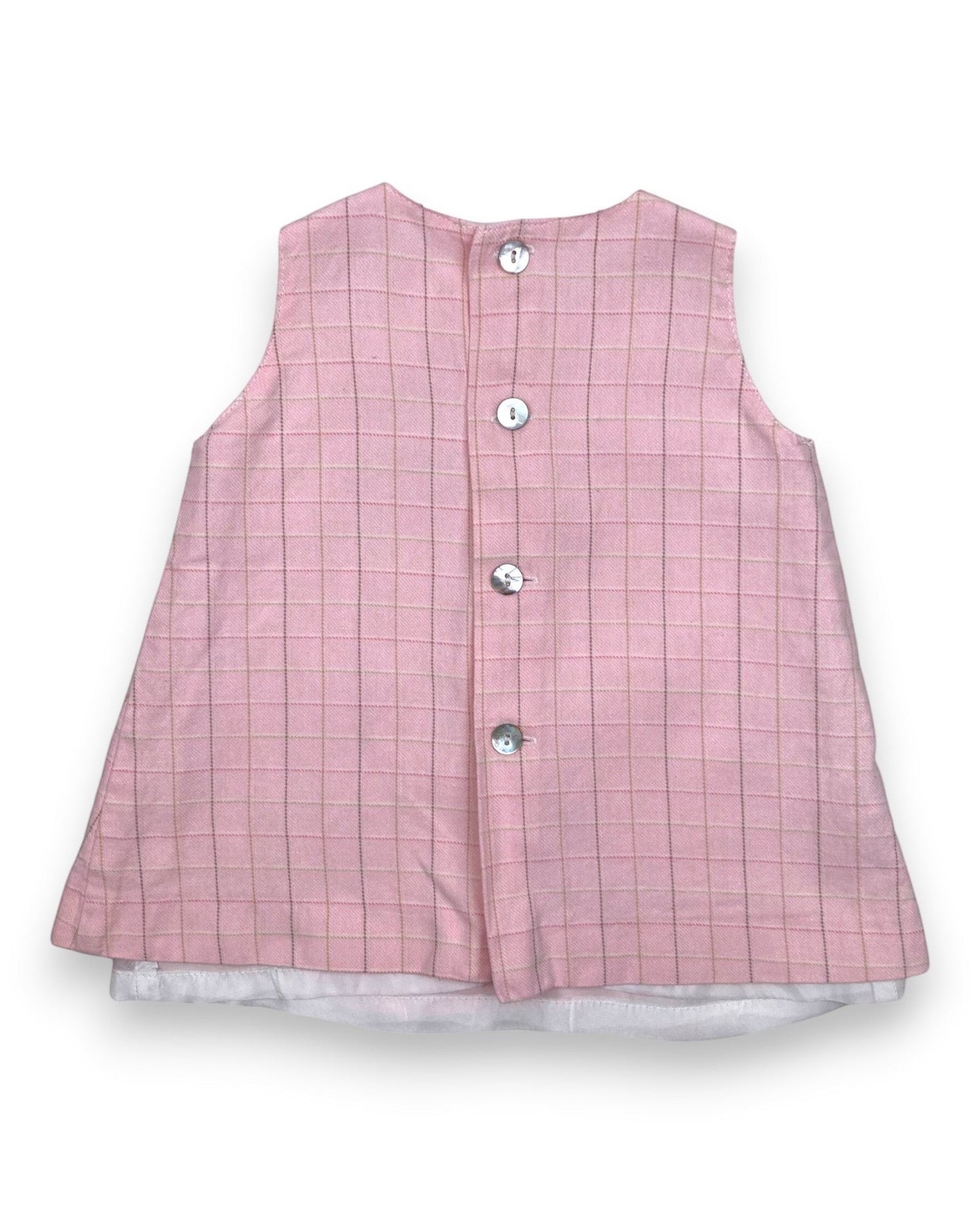 Vestido Túnica Rosa MARÍA GORDA - 0-3 Meses