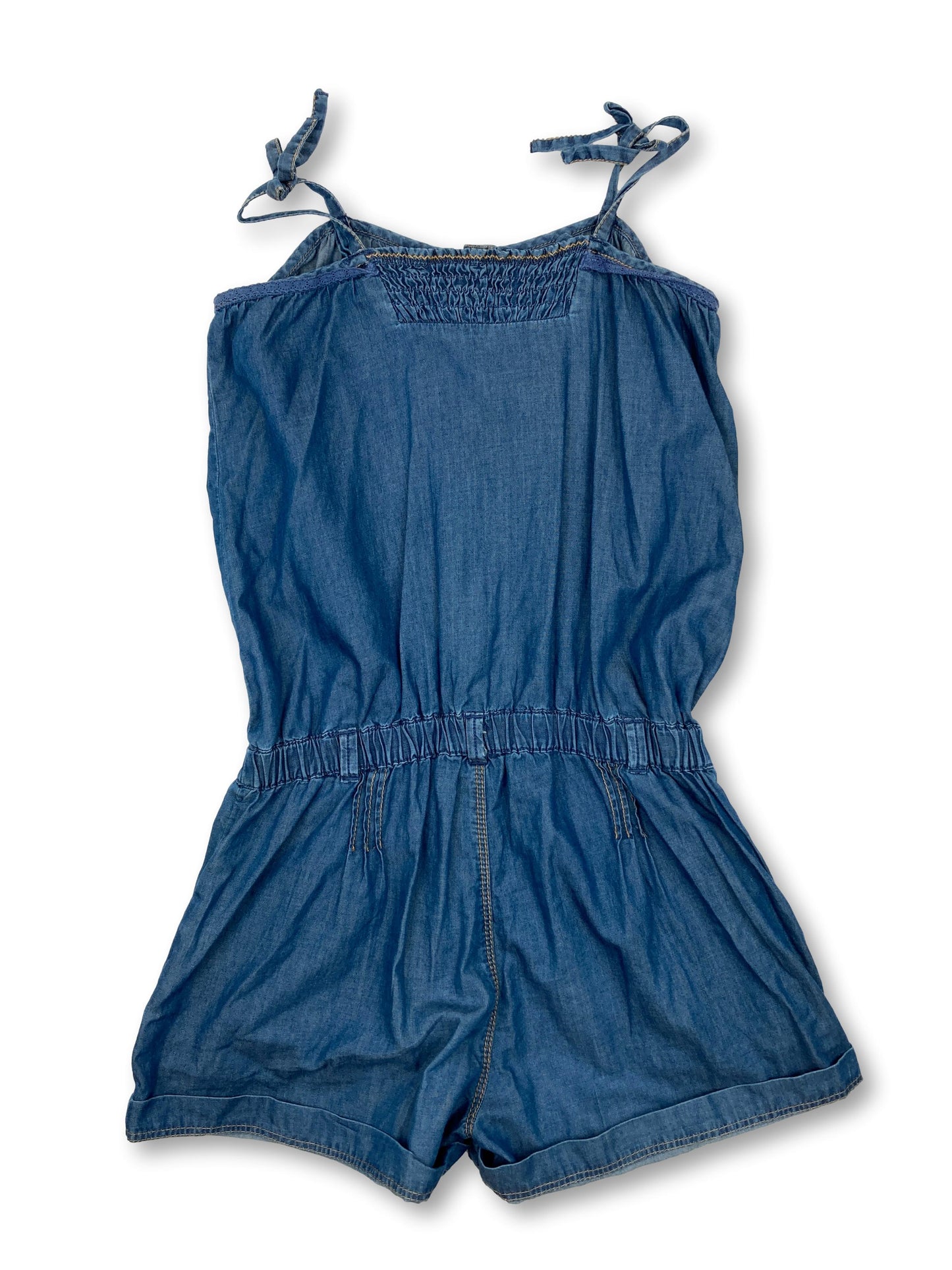 Short Blue Denim Jumpsuit 10 Years