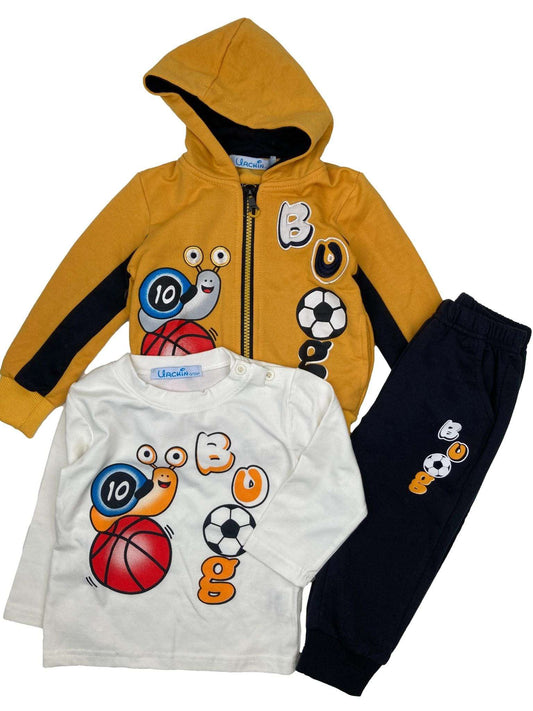 Conjunto Casaco, Calças e T-Shirt 9-12 Meses