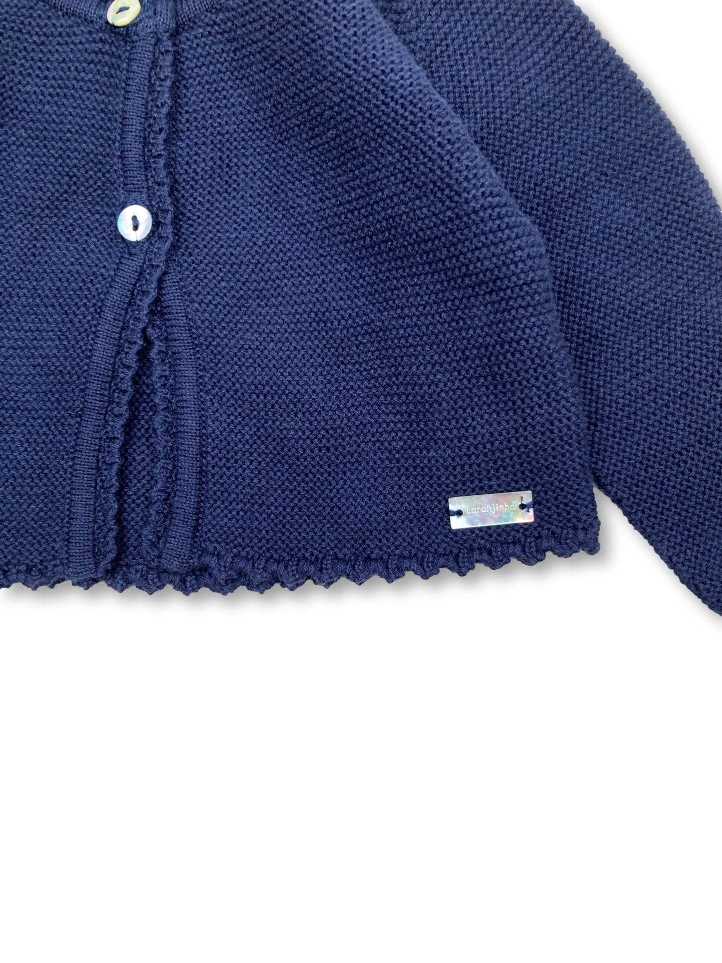 Blue Knitted Coat 1 Month