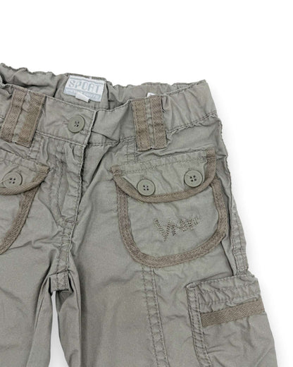 Calções Cargo Verdes H&M - 18 Meses