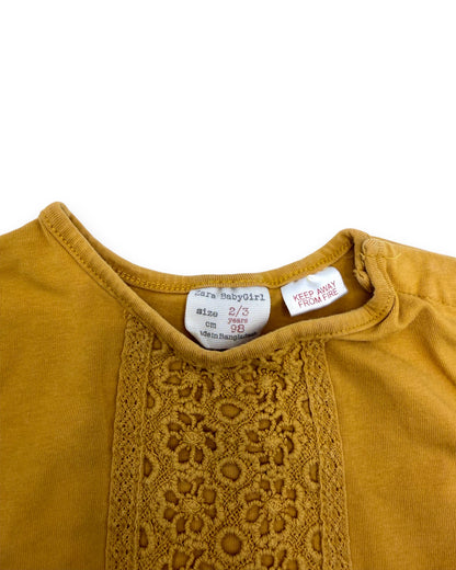 T-Shirt Amarela 2-3 Anos