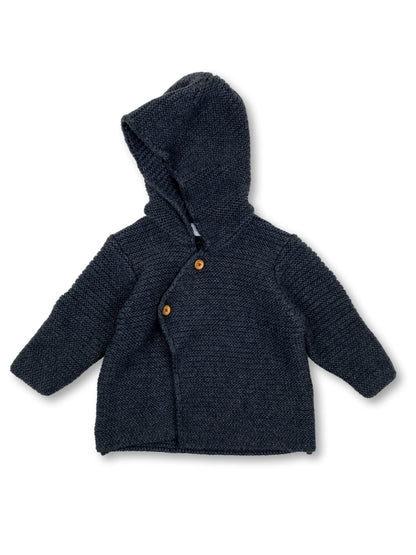 Grey Knitted Coat 1-3 Months