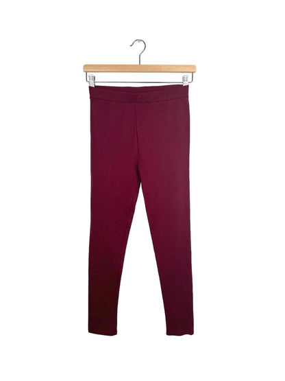 Burgundy Leggings 11-12 Years