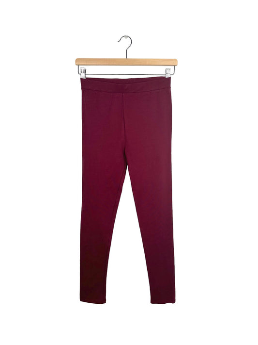 Burgundy Leggings 11-12 Years