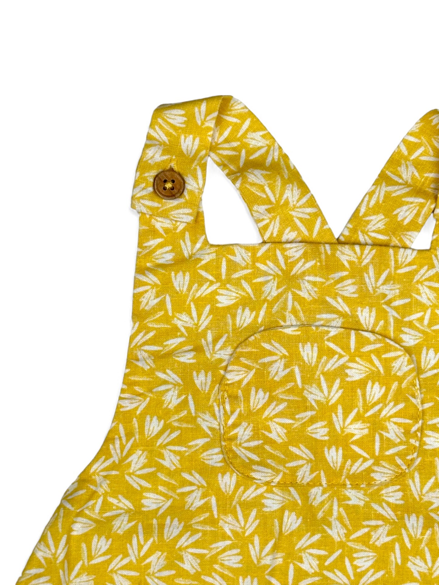 Yellow Overalls 3-6 Months