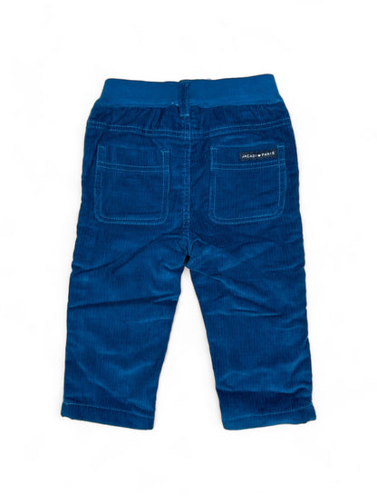 Blue Lined Corduroy Trousers 12 Months