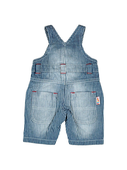 Striped Overalls 1 Month