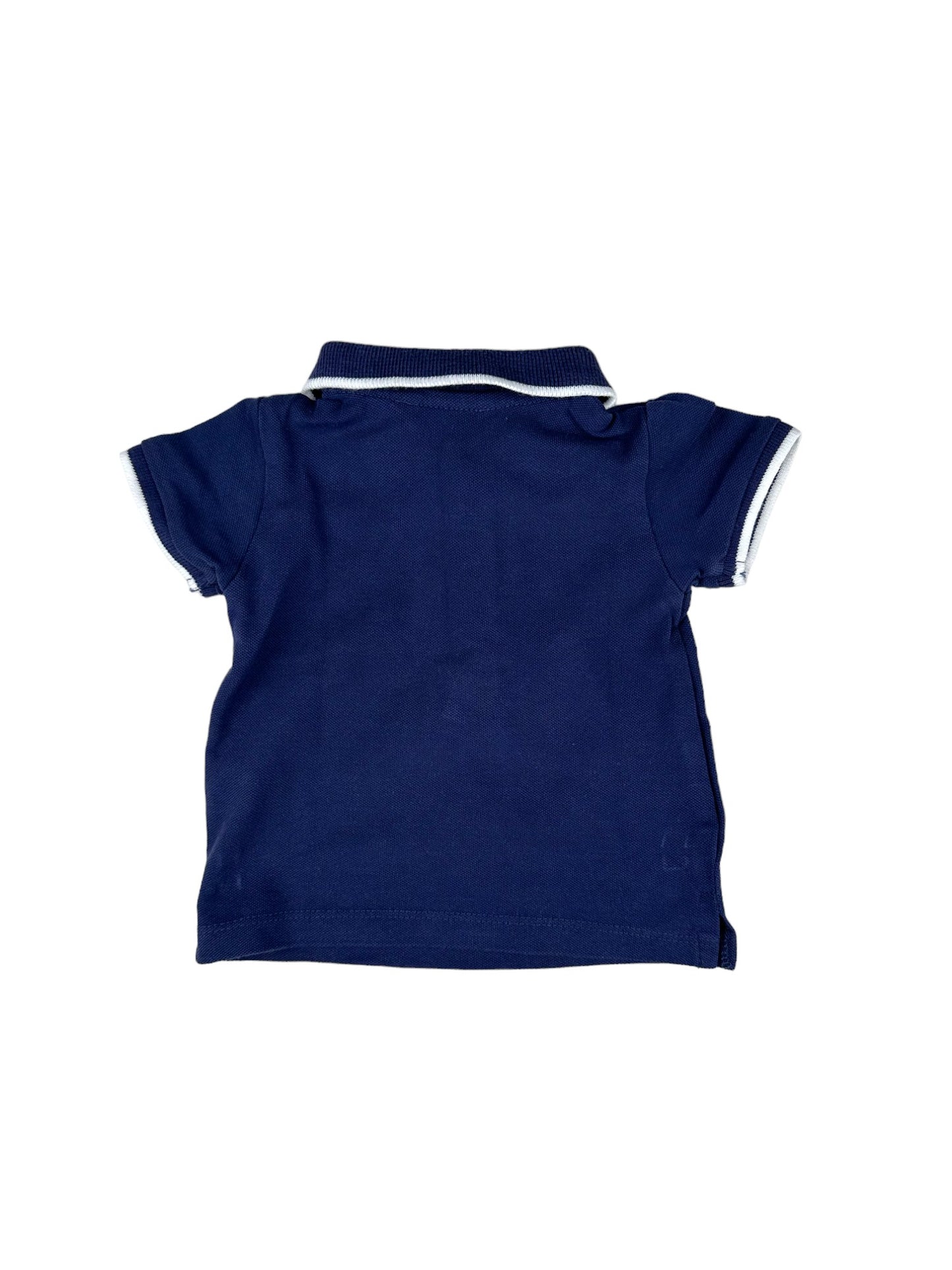 Blue Polo 2-4 Months