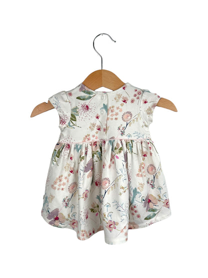 Vestido Flores 0-1 Mês