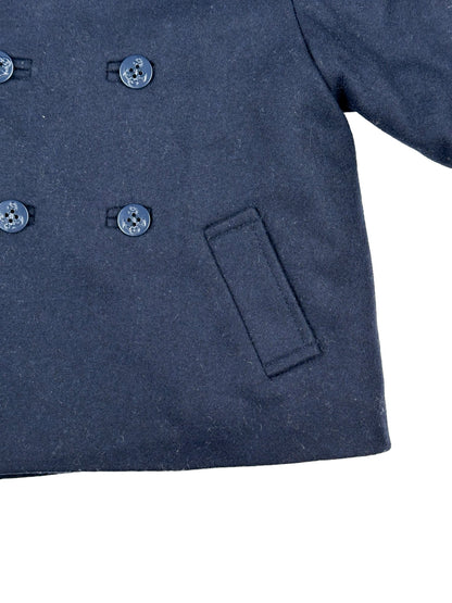 Blue Wool Coat 12 Months