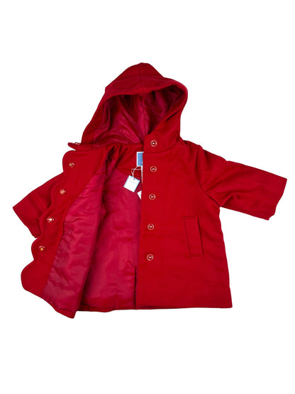 Red Wool Coat 12 Months