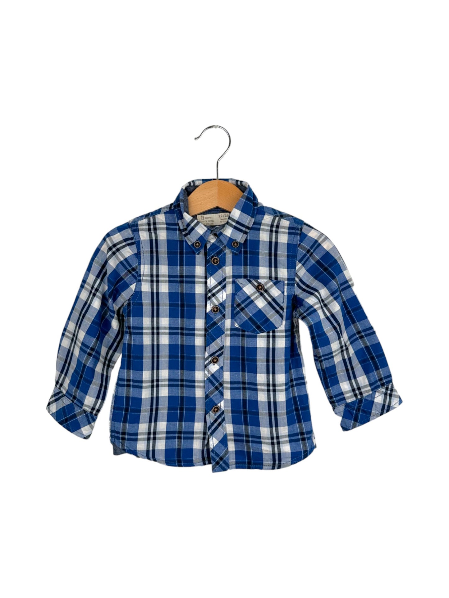 Plaid Shirt 12-18 Months