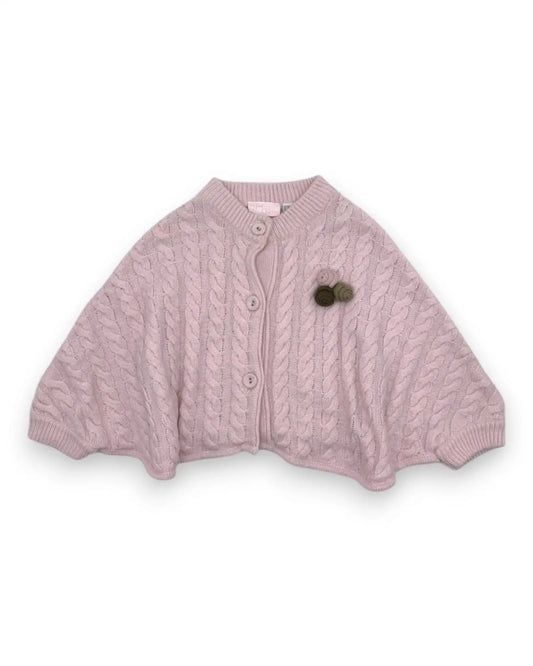 Casaco Malha Rosa CHICCO - 6-9 Meses
