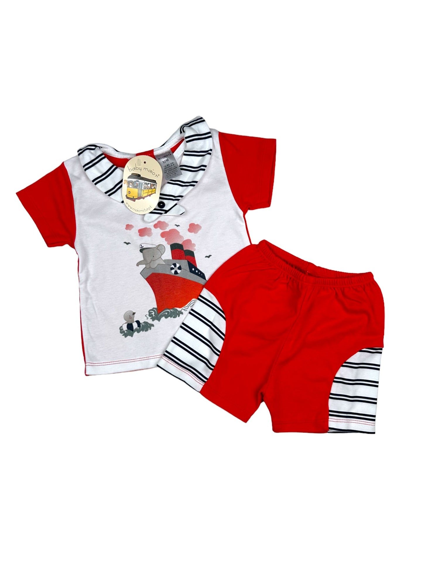 Conjunto Marinhero 12 Meses